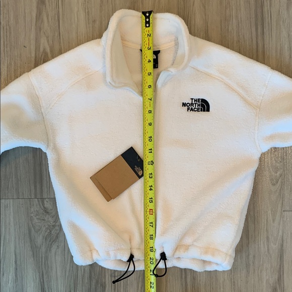 The North Face Ivory Cream Off White Fleece Jacket Full Zip - Picture 5 of 6